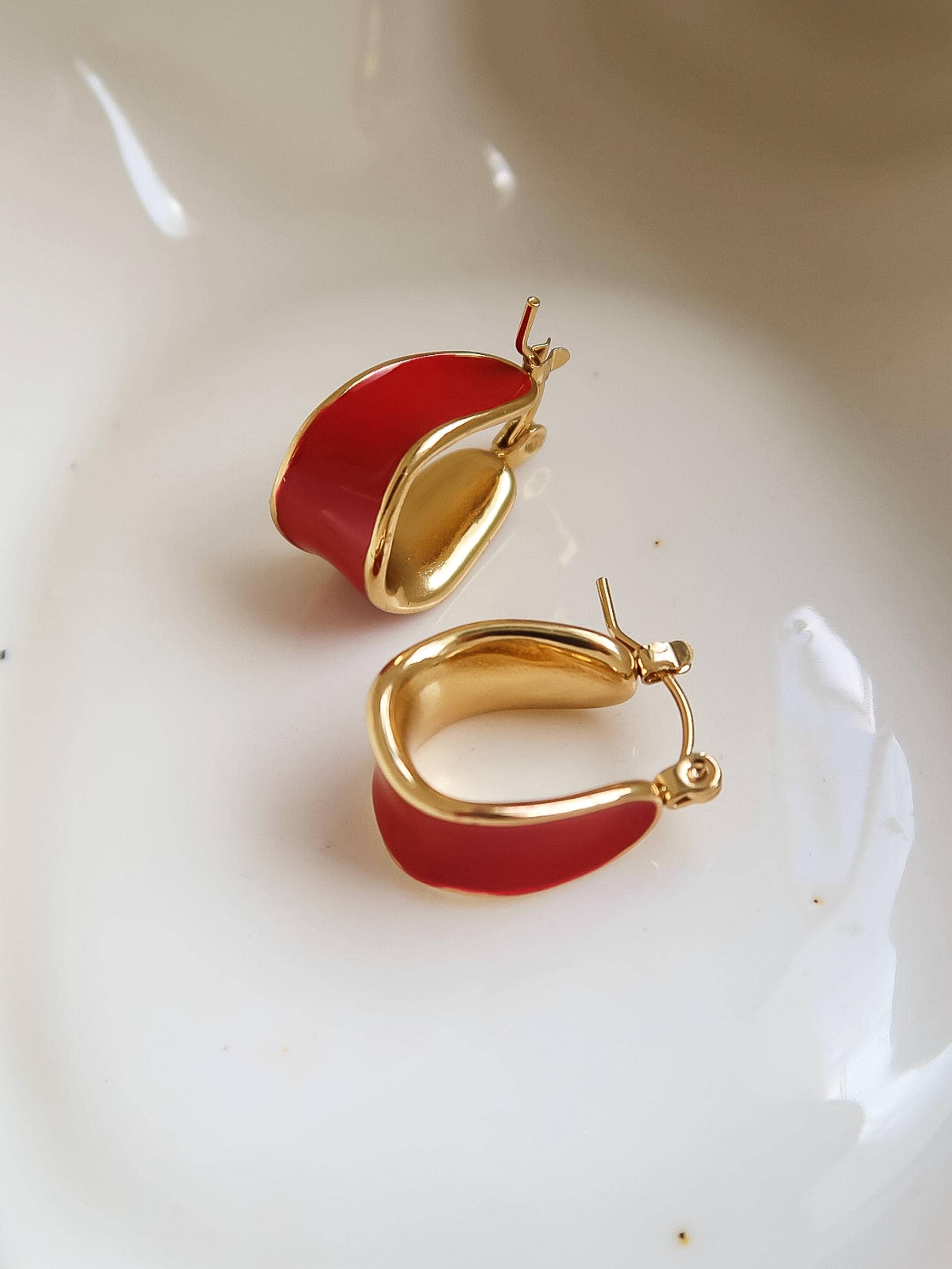 EVA Tranquil Red Earring
