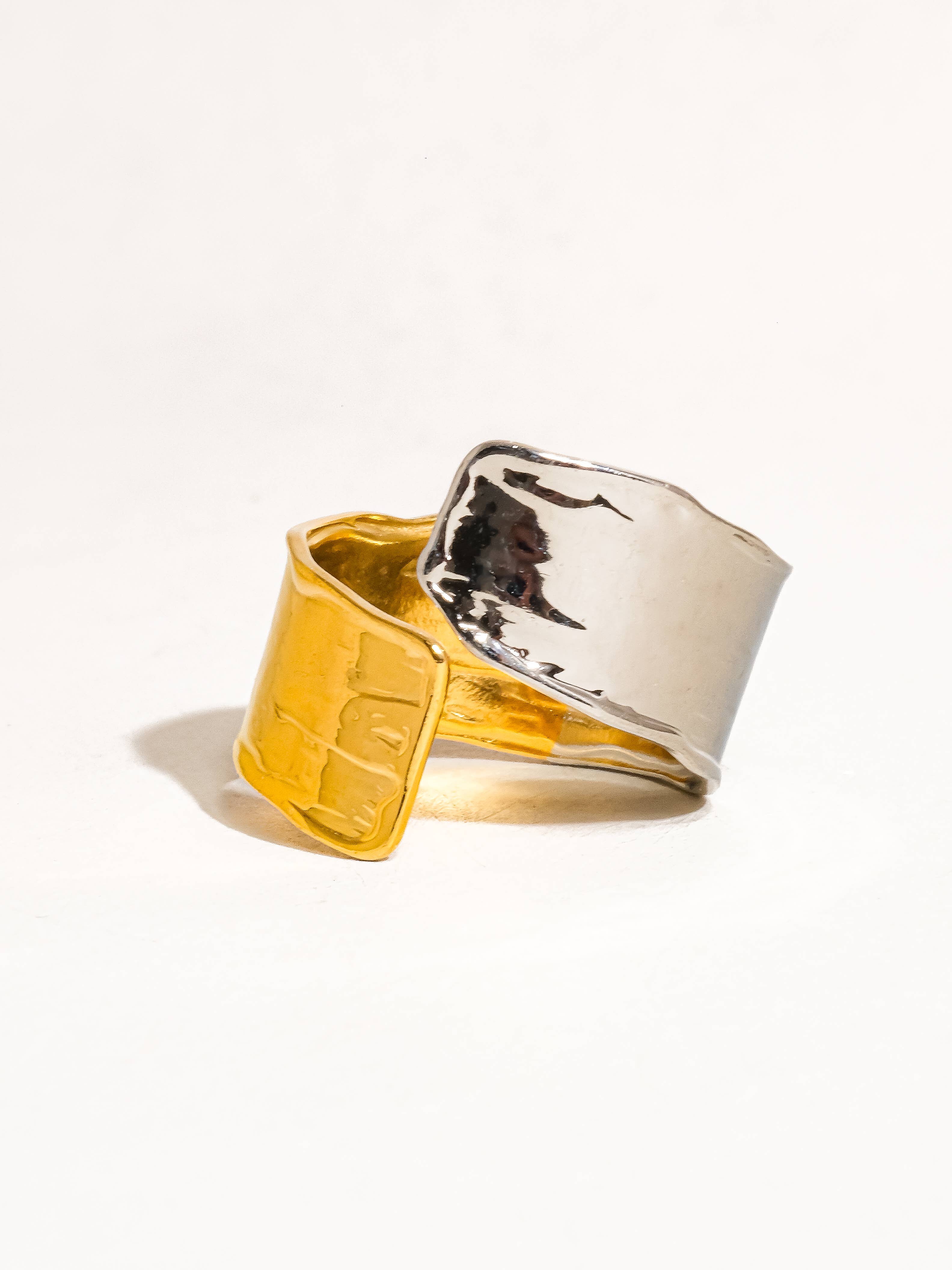 EVA Mixed Metals Wrap Ring
