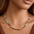 EVA Sea Glass Beaded Necklace