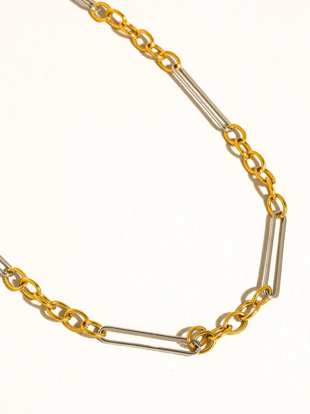 EVA Mixed Metals Leslie Chain Necklace