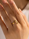 EVA Making a Golden Wave Ring