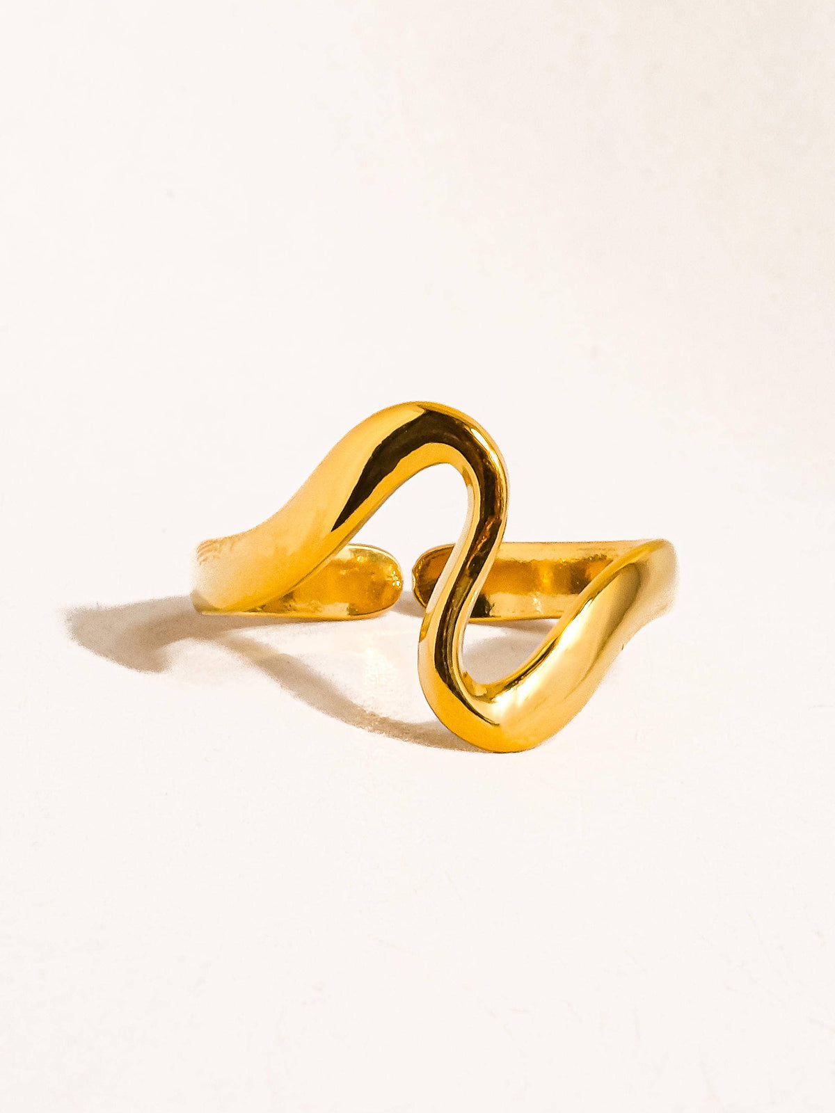 EVA Making a Golden Wave Ring