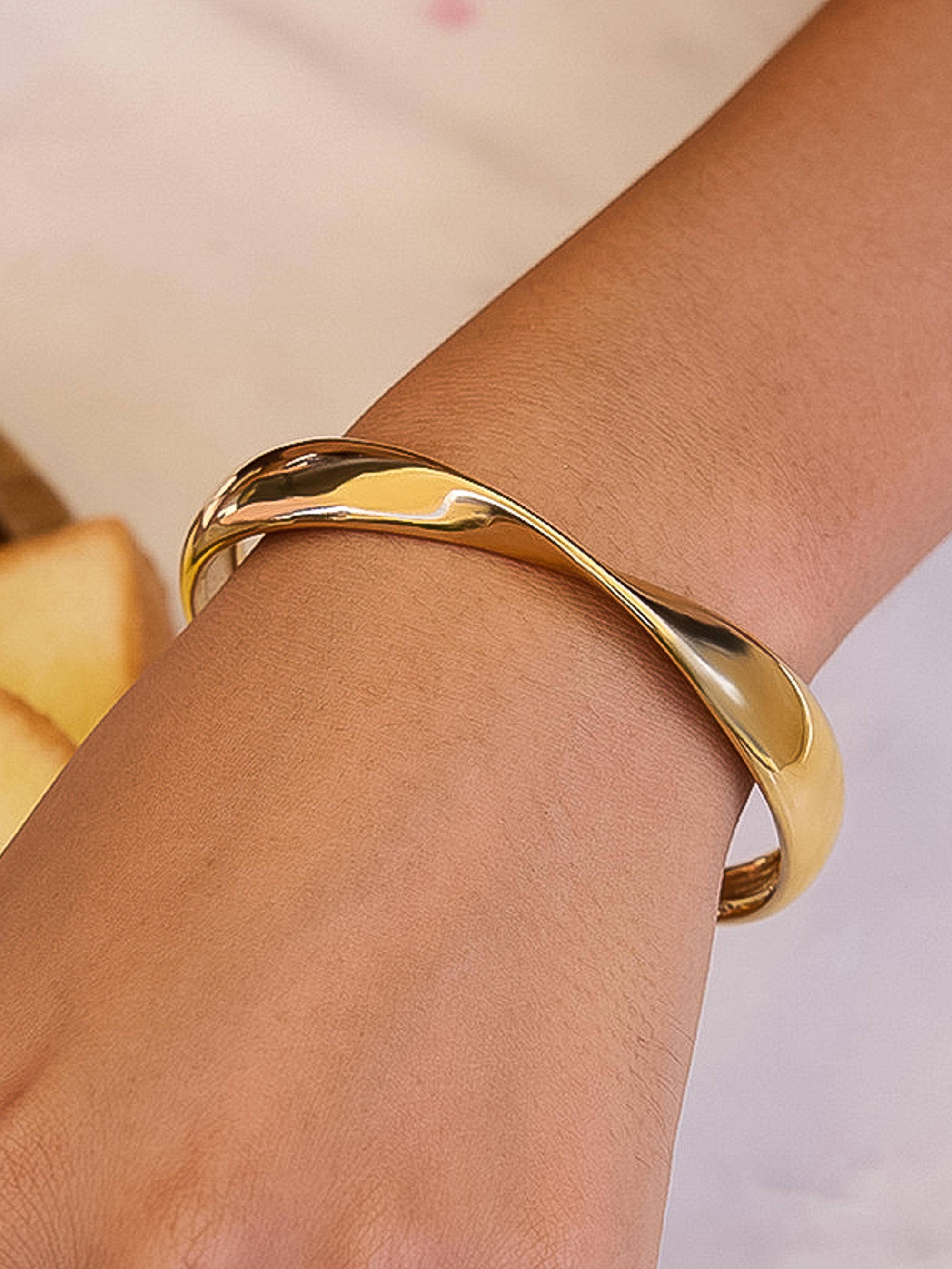 EVA Twist Cuff Bracelet: