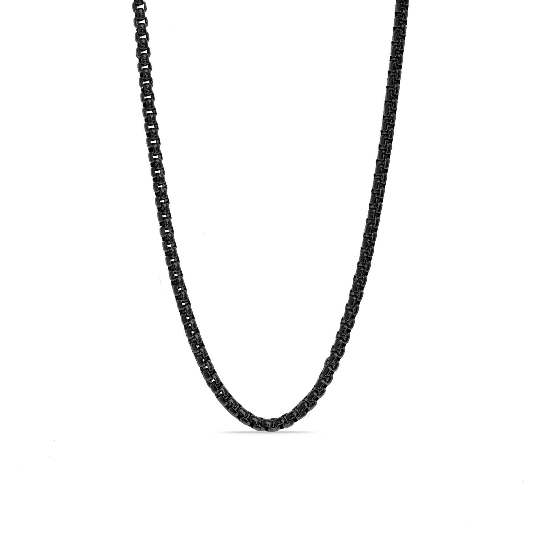 Stainless Steel Rounded Box Chain: Gold / 26"