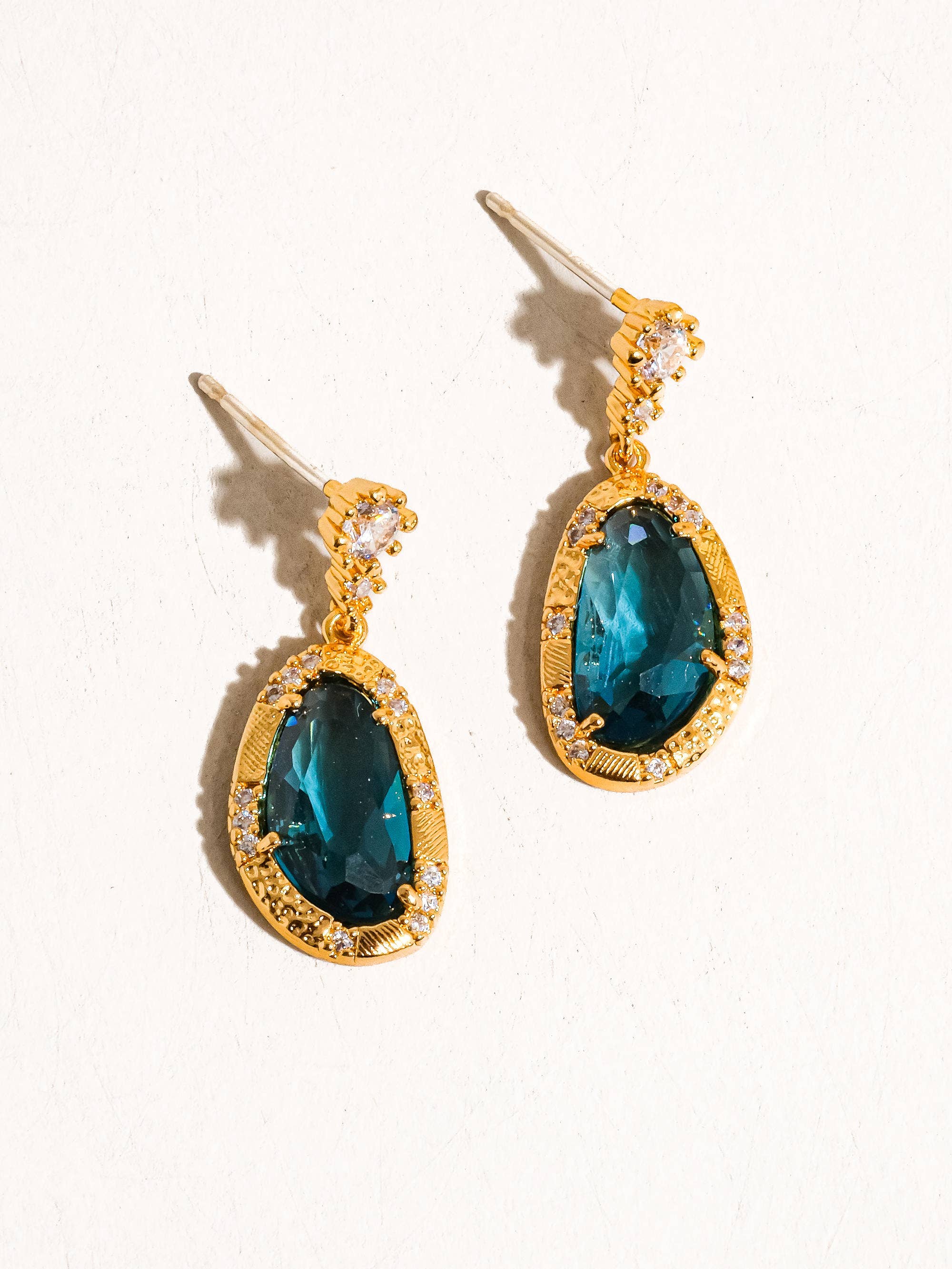 EVA Gem Earring - Light Blue