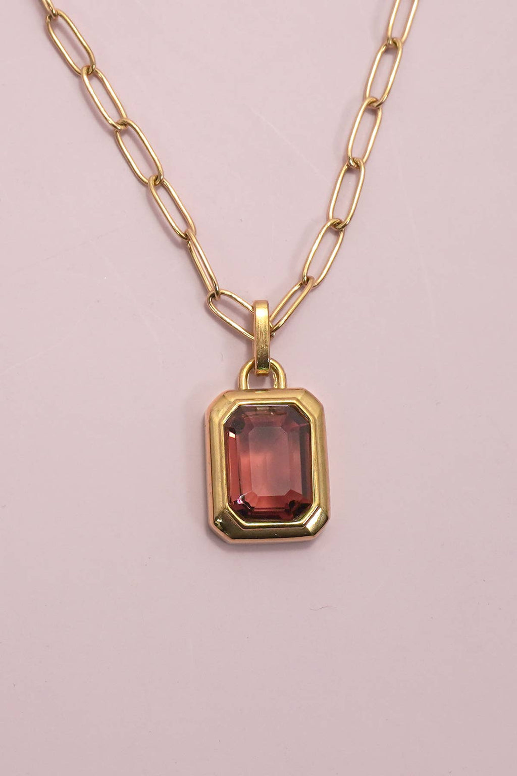EVA Jewel Necklace - Garnet