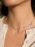 EVA Golden Teardrop Necklace