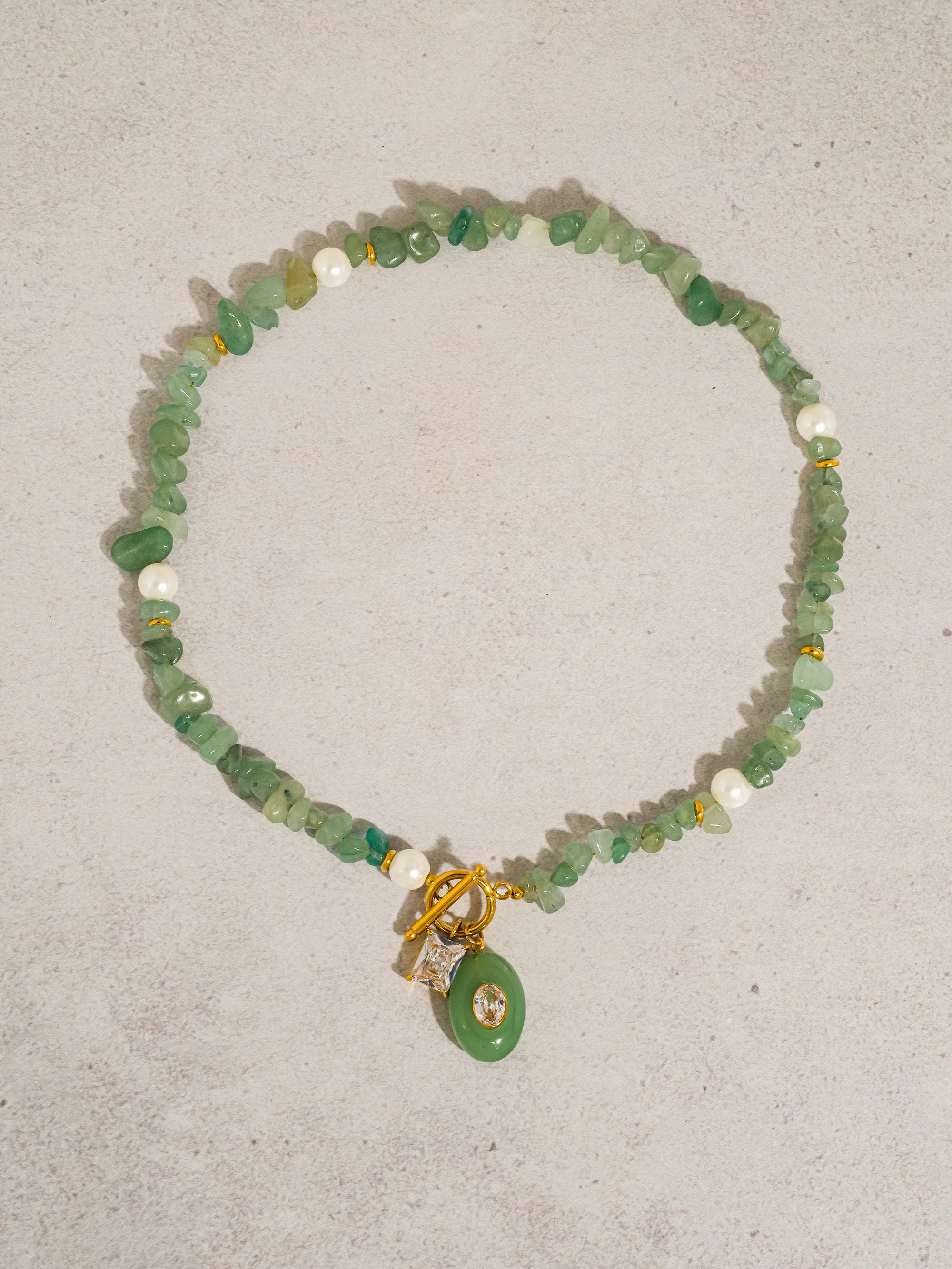 EVA Green Oasis Charm Necklace