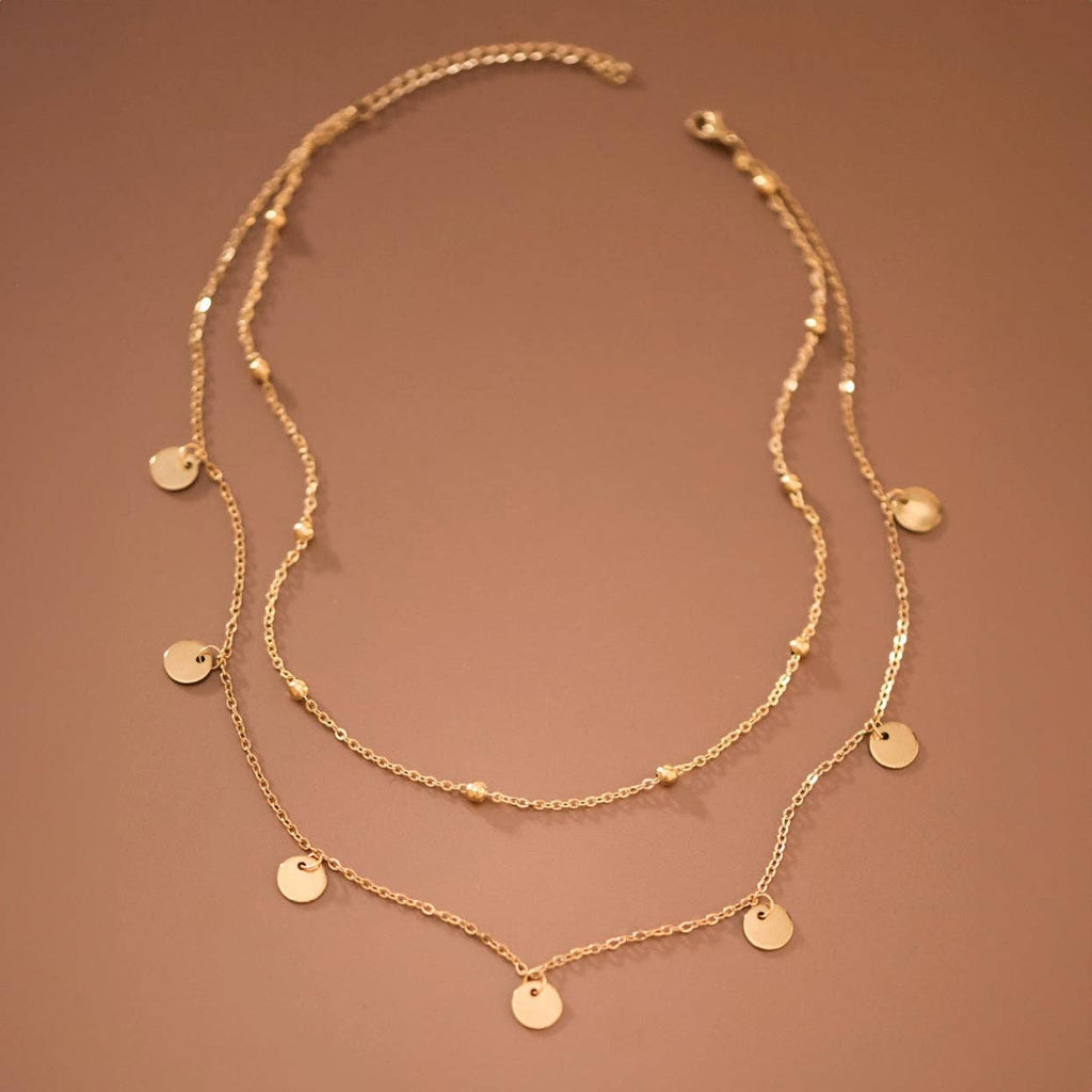 EVA Layered Drop Necklace