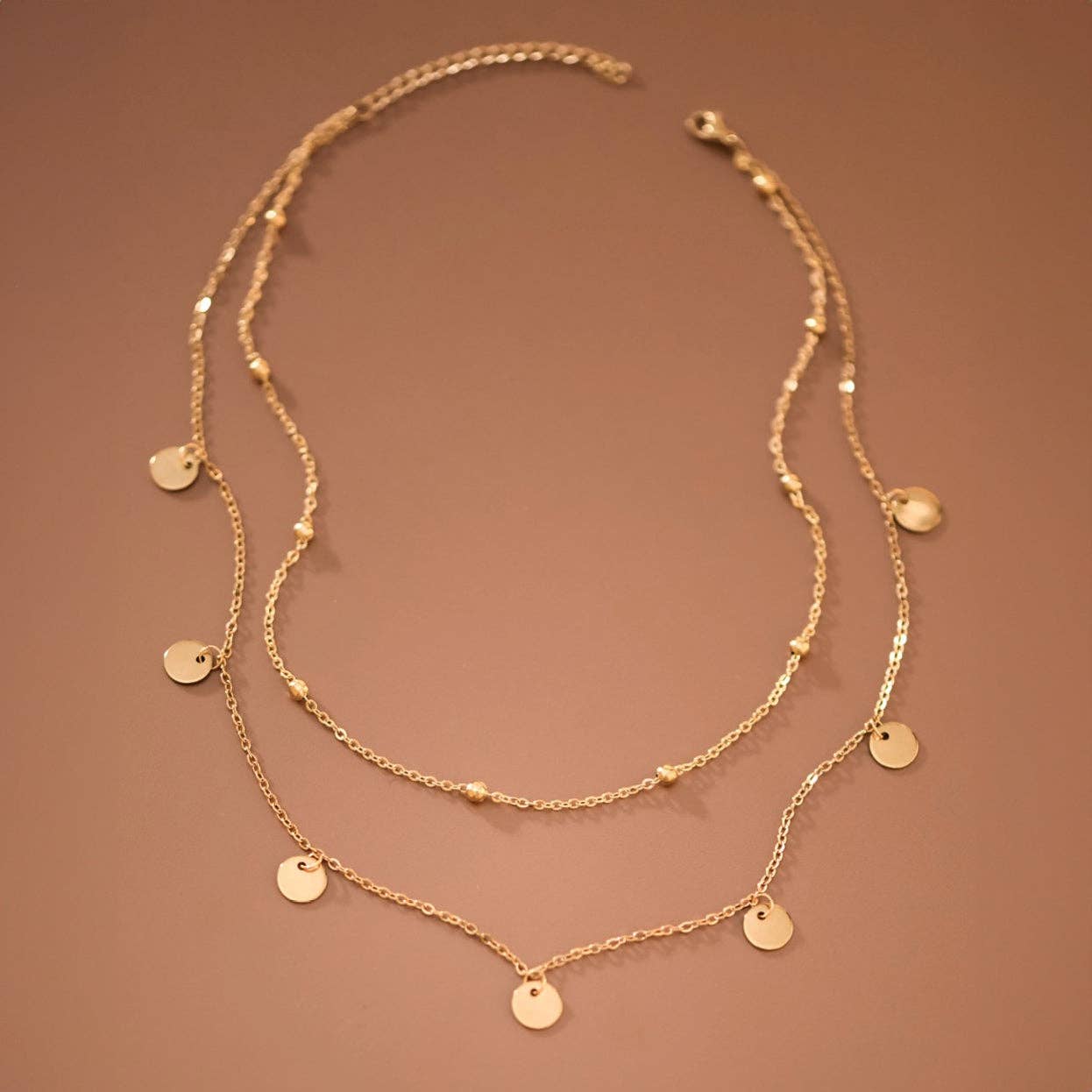 EVA Layered Drop Necklace