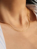 EVA Layered Dainty Chain Necklace