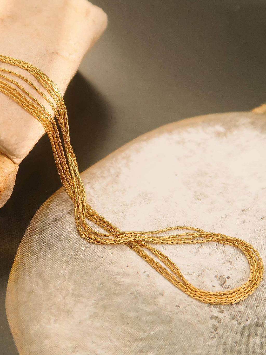 EVA Layered Dainty Chain Necklace
