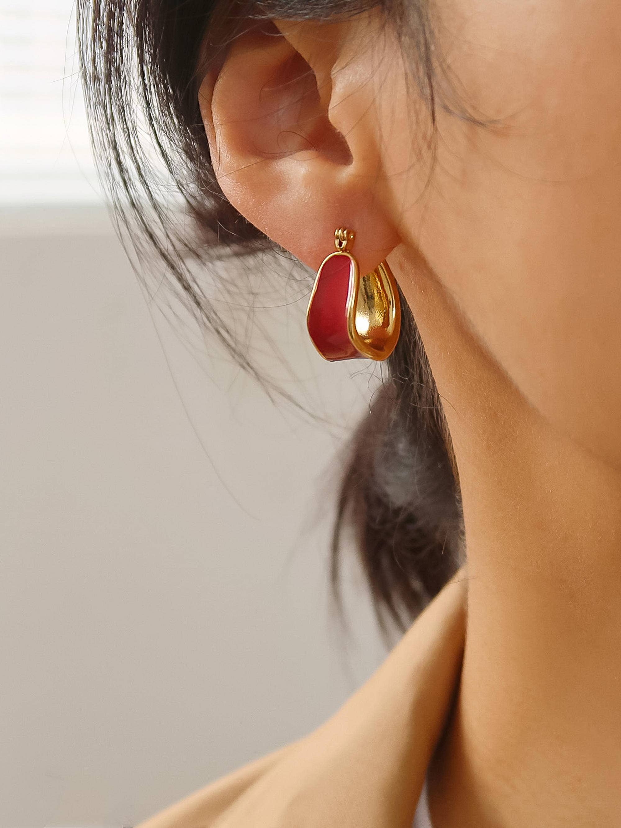 EVA Tranquil Red Earring
