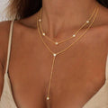 EVA Dainty Y Necklace
