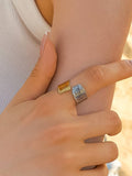 EVA Mixed Metals Wrap Ring
