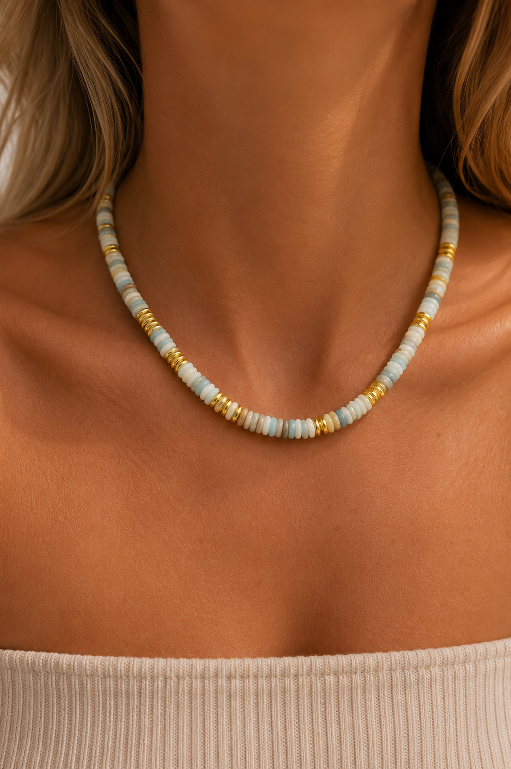 EVA Shoreline Beaded Necklace