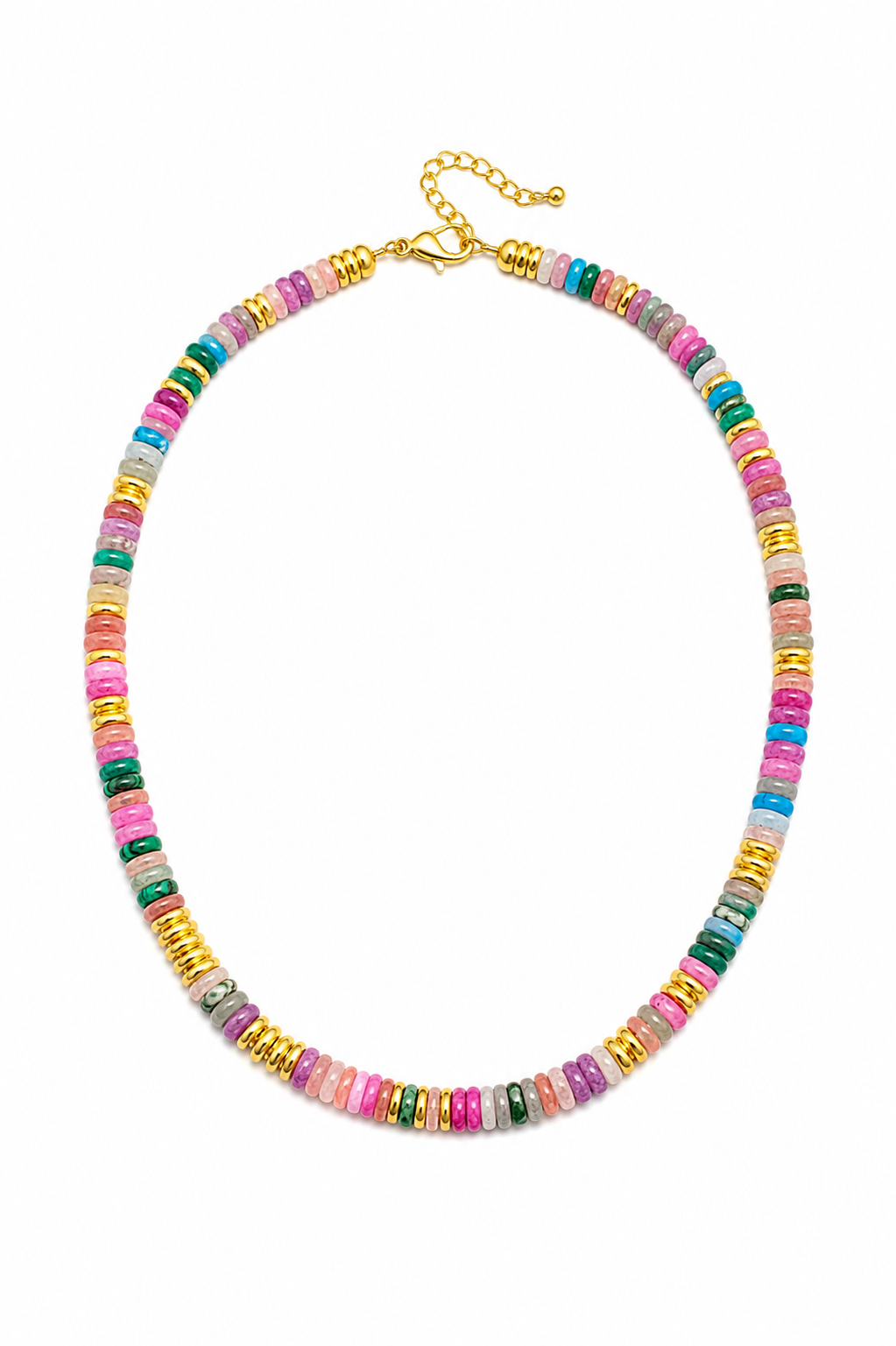 EVA Pink Sands Beaded Necklace