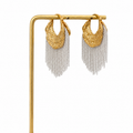 EVA Mixed Metals Fringe Earrings