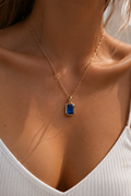 EVA Jewel Necklace - Royal Blue