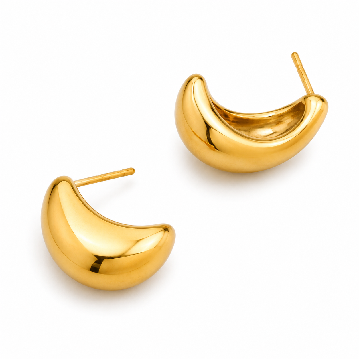 EVA Gold Drop Earrings