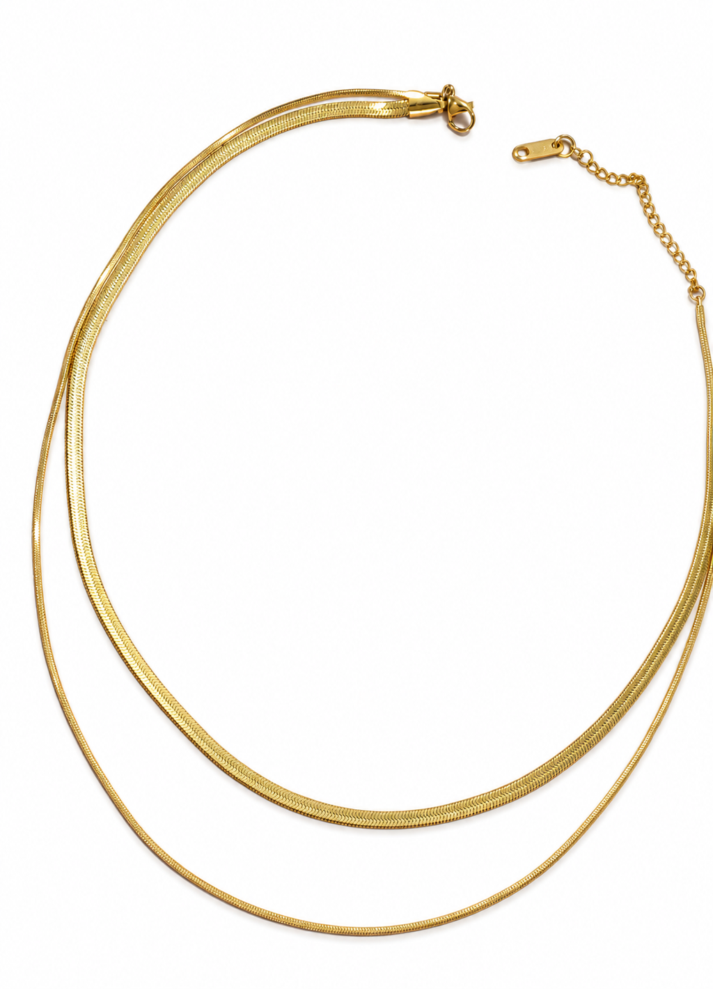EVA Simple Things Double Snake Necklace