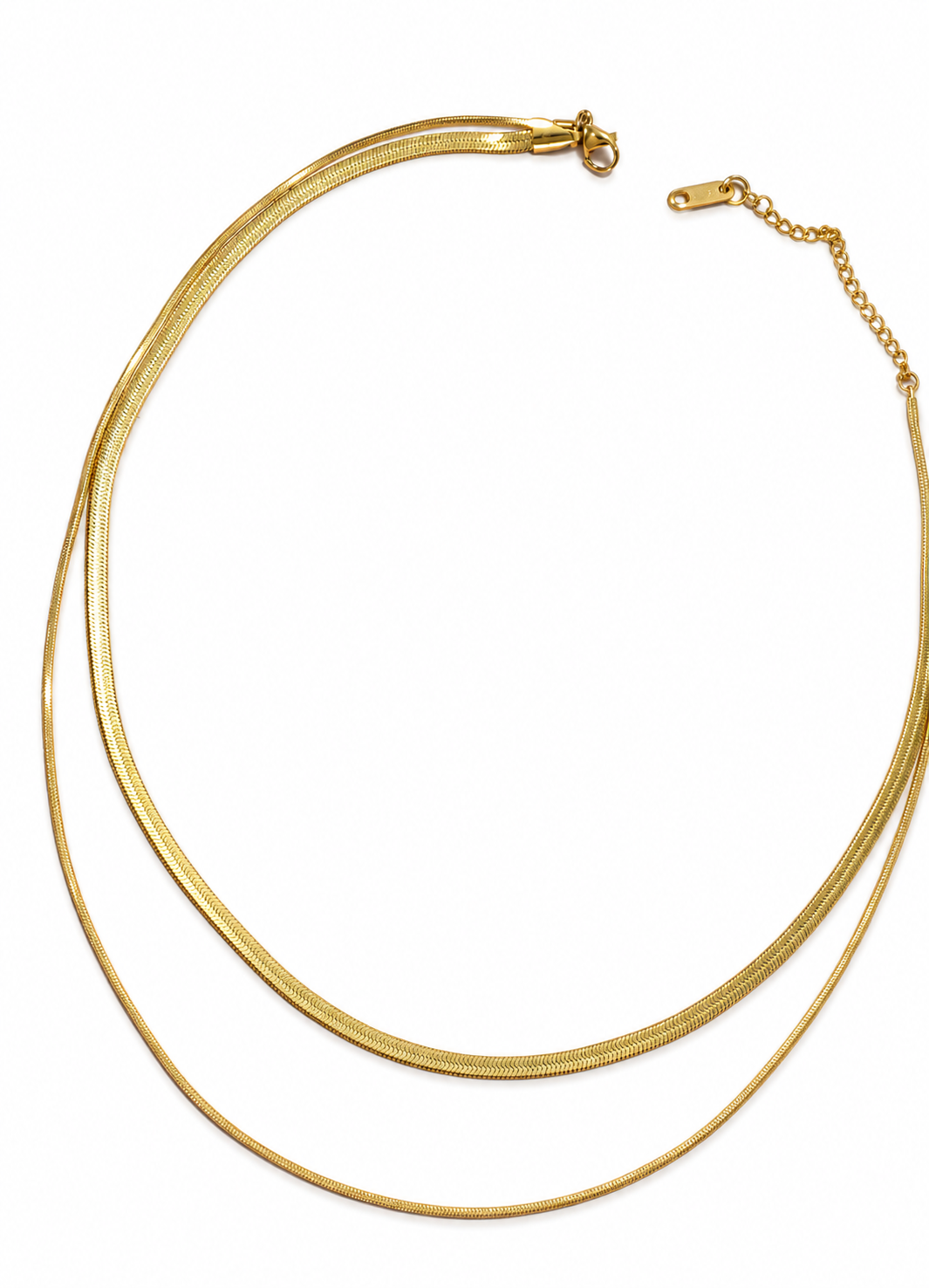 EVA Simple Things Double Snake Necklace