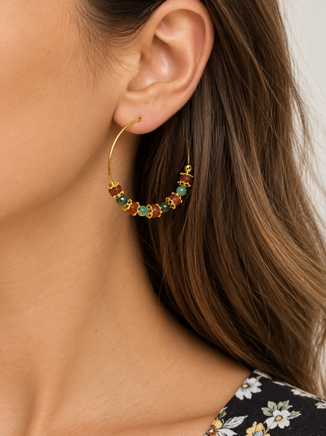 EVA Falling in Love Hoop Earrings