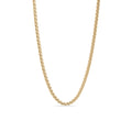 Stainless Steel Rounded Box Chain: Gold / 26"