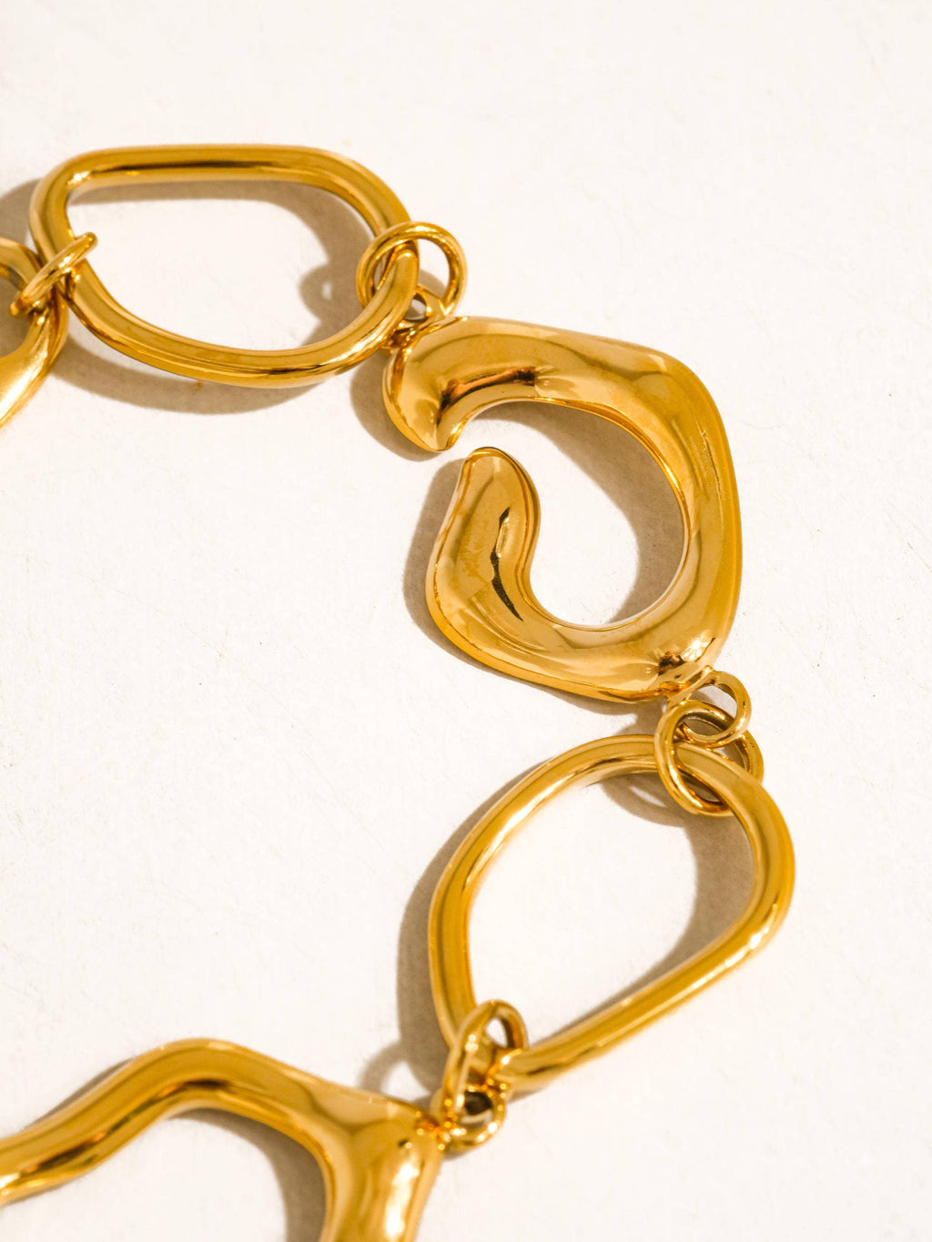 EVA Gold Toggle Bracelet