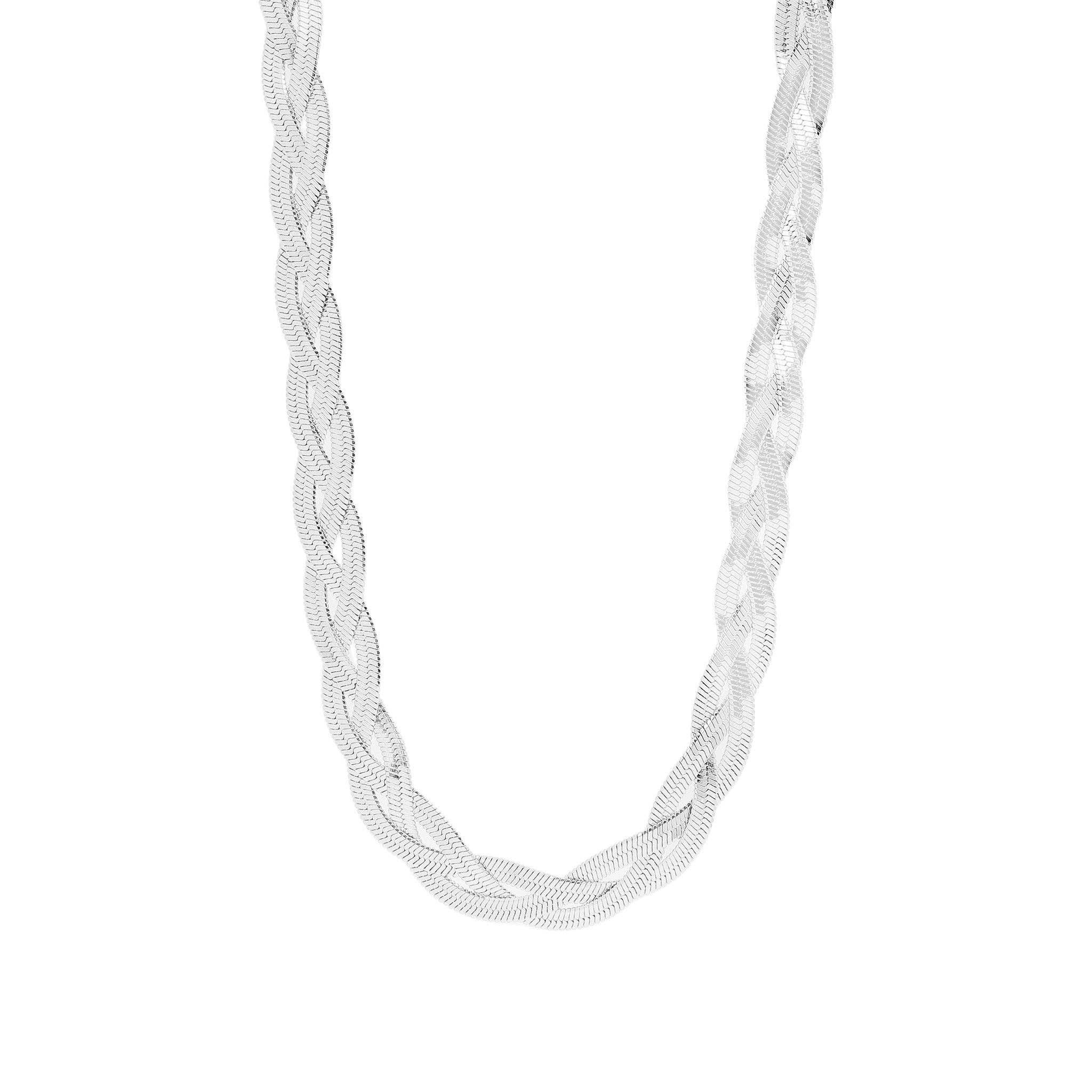EVA Braided Snake Chain - Silver