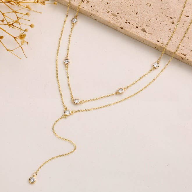 EVA Dainty Y Necklace