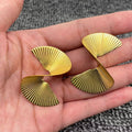 EVA Golden Twist Earrings