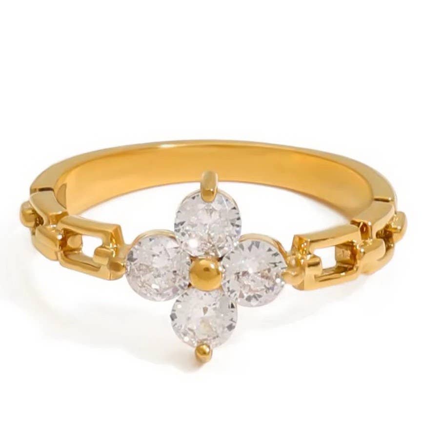 EVA Mini Flower Ring: Size 7