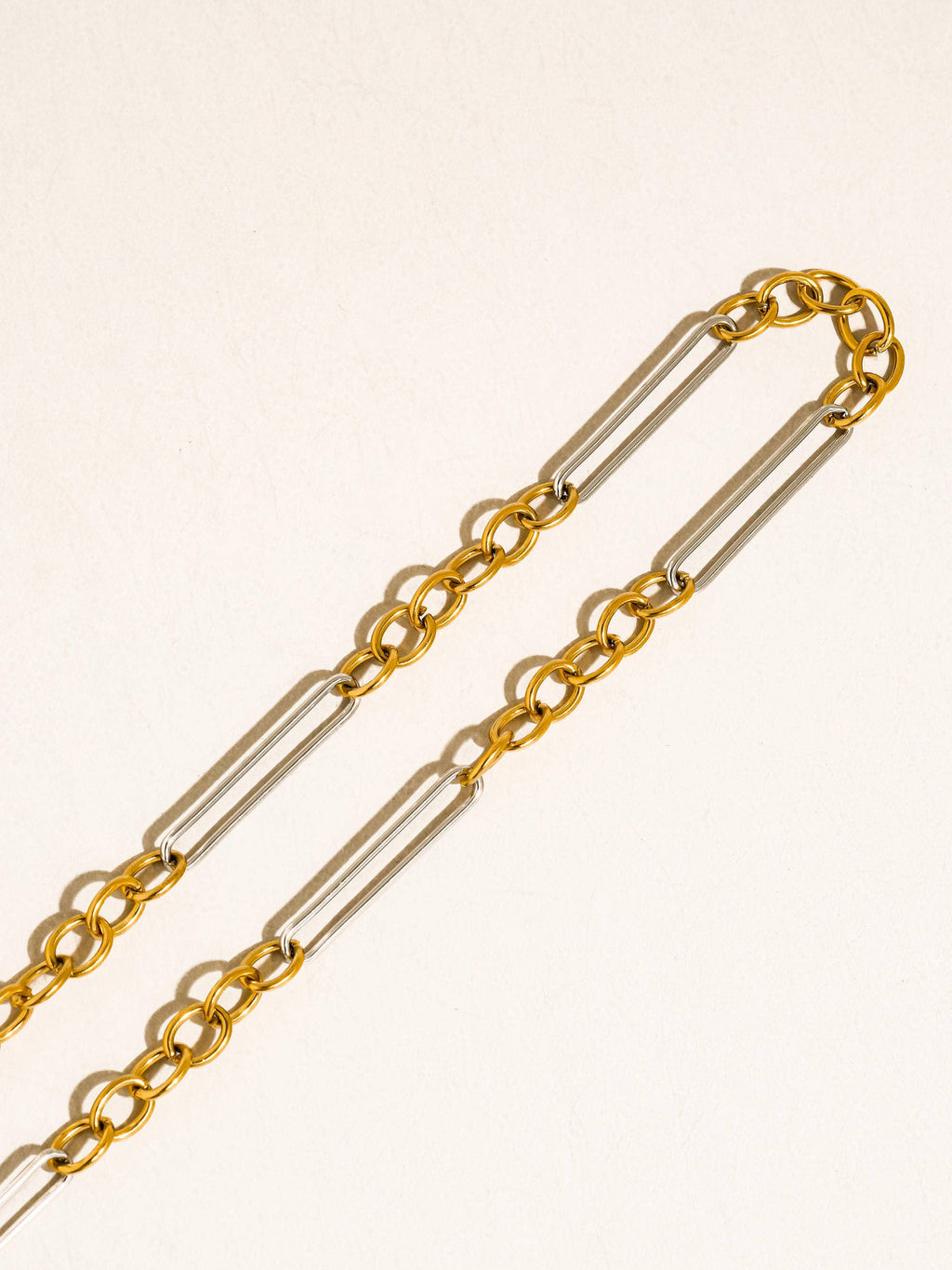 EVA Mixed Metals Leslie Chain Necklace